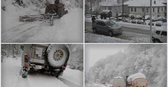 Vanredno stanje u pet opština Srbije zbog snijega