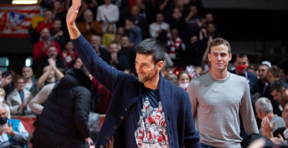 Đoković oduševio "delije" na meču Zvezda - Barselona