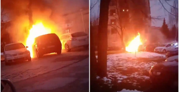 Сарајево: Изгорио аутомобил, пожар захватио још два