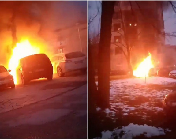 Sarajevo: Izgorio automobil, požar zahvatio još dva