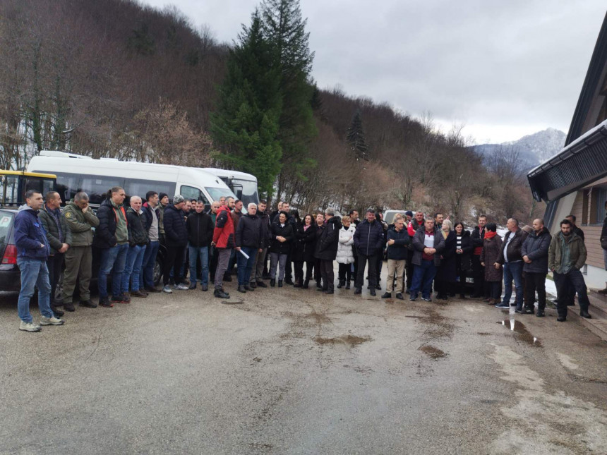 Štrajk radnika NP "Sutjeska" zbog neisplaćenih plata