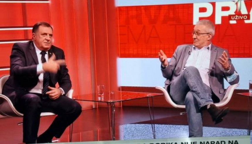 Dodik u sukobu u beogradskom studiju TV PRVA?!
