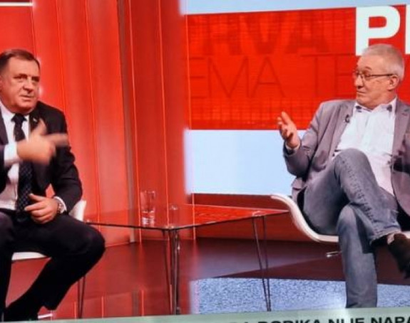 Dodik u sukobu u beogradskom studiju TV PRVA?!