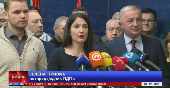 PDP: Jelena Trivić kandidat za predsjednika Republike Srpske (VIDEO)