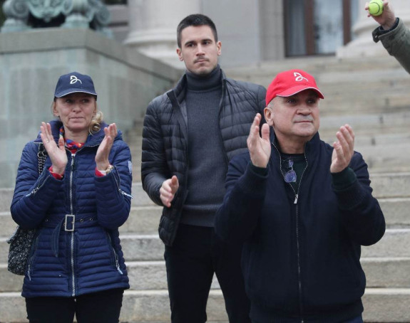 Beograd: Održan skup podrške Novaku Đokoviću