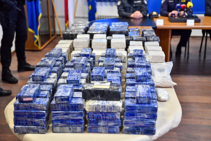 Hrvatska policija zaplijenila veliku količinu droge