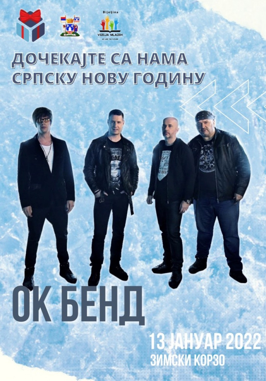 Bijeljina: Doček pravoslavne Nove godine uz OK bend