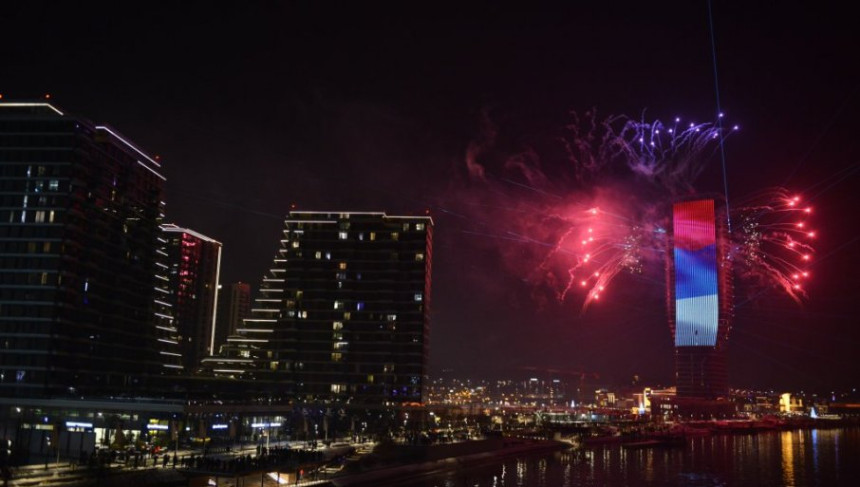 Srpska Nova godina uz vatromet u Beogradu na vodi
