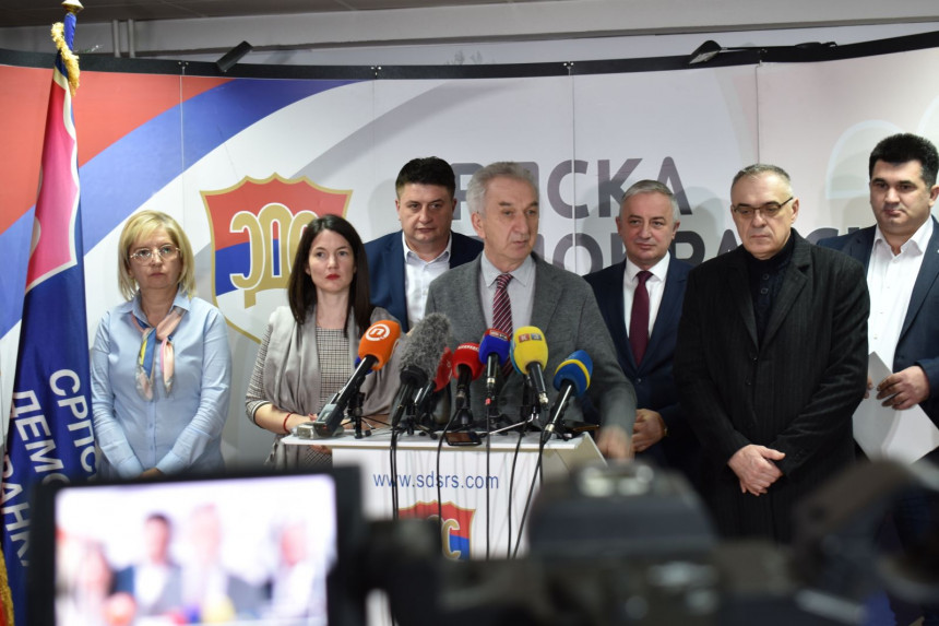 SDS i PDP: Naš cilj je spasiti Republiku Srpsku od kraha