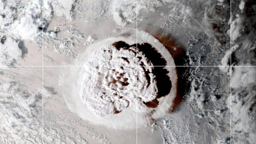 Promjena pritiska i u Srpskoj nakon erupcije kod Tonge
