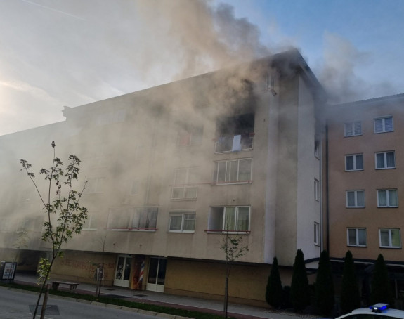 Uključena pegla najvjerovatnije uzrok požara u stanu