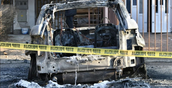 Noćas izgorio "Range Rover" na Dobrinji