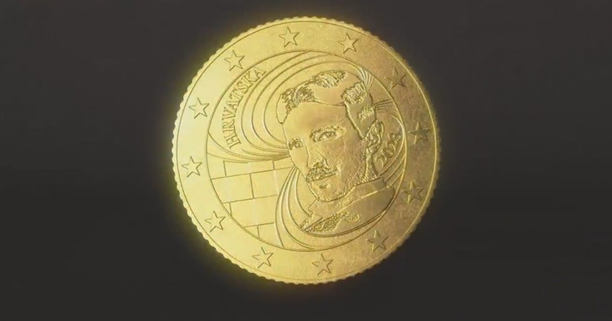 Представљен изглед хрватских кованица евра с ликом Тесле