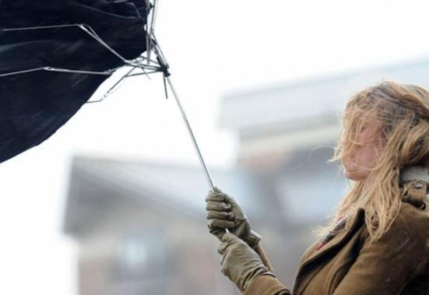 Upozorenje zbog jakih udara vjetra za veći dio BiH