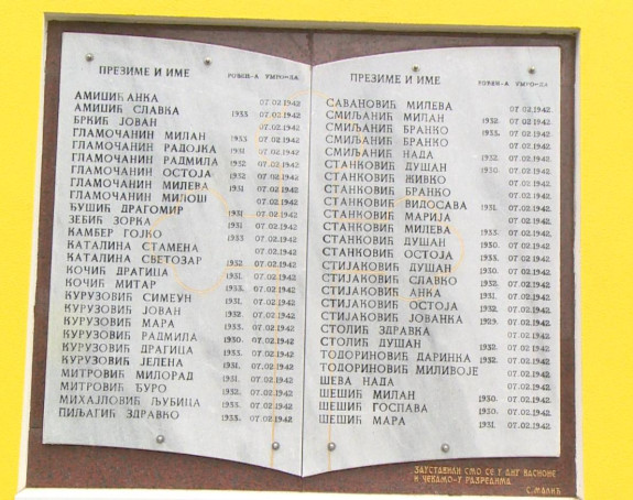 U Šargovcu pomen za 52 učenika koje su ubile ustaše
