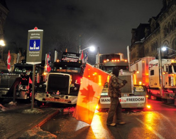 Канада: Хаос на улицама 12. дан, ухапшени возачи