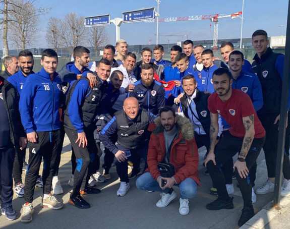 Đoković se slikao sa fudbalerima banjalučkog Borca