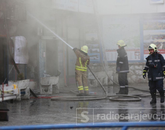 Sarajevo: Plinska boca zapalila autobusku stanicu