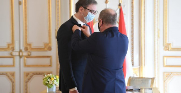 Vučić dobio orden Velikog krsta reda Svetog Šarla