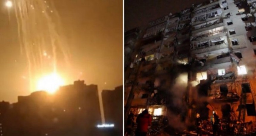 Projektili padaju po Kijevu