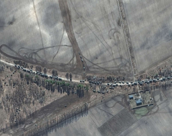 Vojni konvoj od 27 kilometara ide prema Kijevu