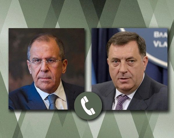 Додик разговарао са Лавровом о Украјини, НАТО-у и Дејтонском споразуму