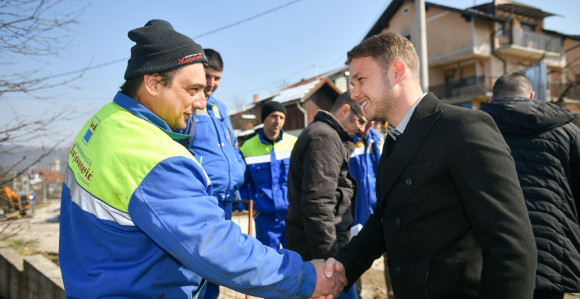 Станивуковић обишао радове на санацији пута