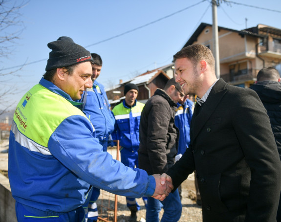 Stanivuković obišao radove na sanaciji puta