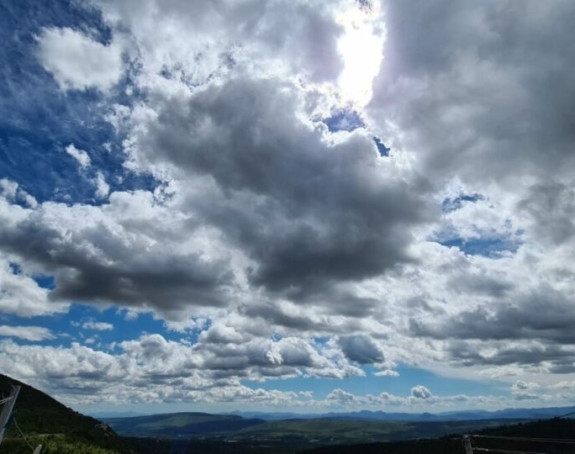 Данас се очекује облачно вријеме са слабим падавинама