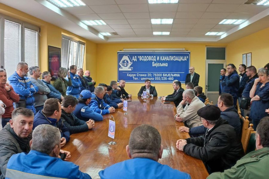 Učinićemo sve da radnici Vodovoda dobiju plate