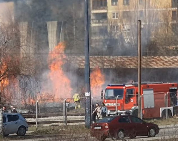 U Sarajevu gori objekat kod hotela "Grand" (VIDEO)
