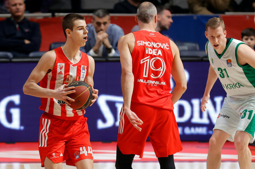Košarkaši Crvene Zvezde razbili Krku za prvo mjesto