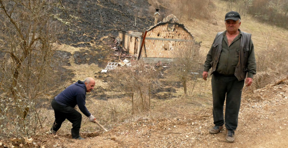 Požar progutao kuću Zorana Rajaka kod Višegrada