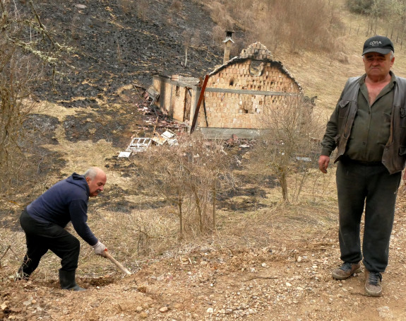 Požar progutao kuću Zorana Rajaka kod Višegrada