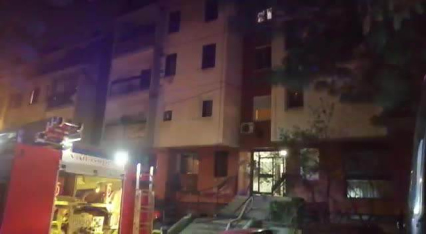 Експлозија и пожар у Београду, једна особа страдала