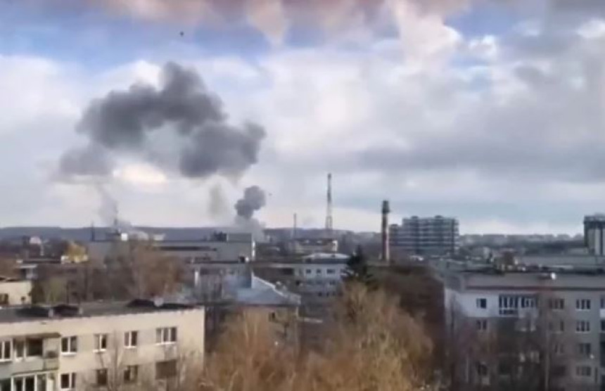 Lavov jutros zasut raketama, šest osoba poginulo