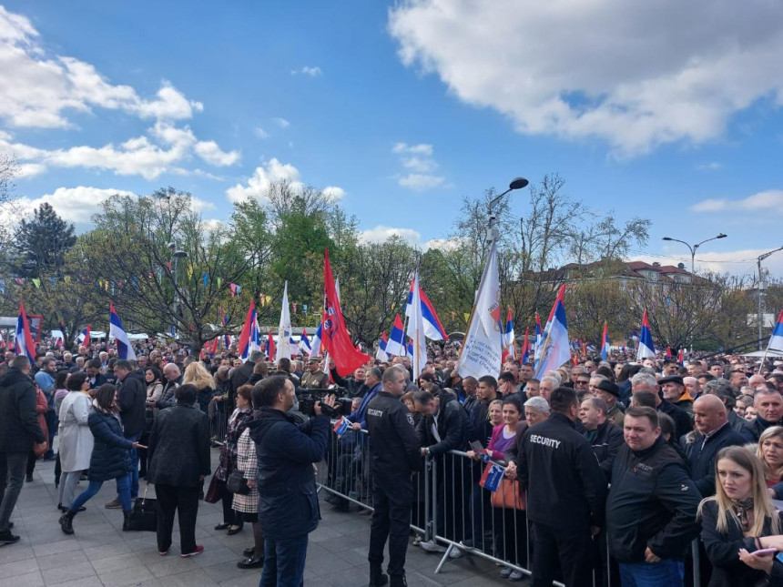 Поруке са скупа: Подршка руководству Српске - "НЕ" међународним представницима и санкцијама