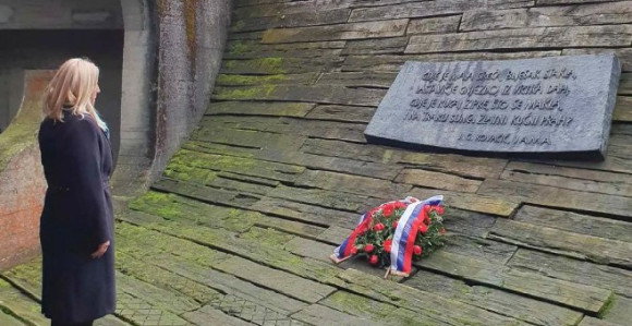Cvijanović odala pomen žrtvama logora Jasenovac