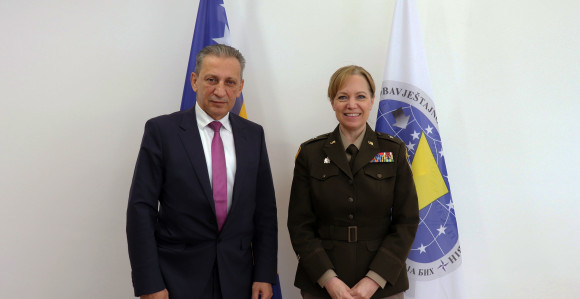 Komandant NATO Štaba posjetila OBA BiH