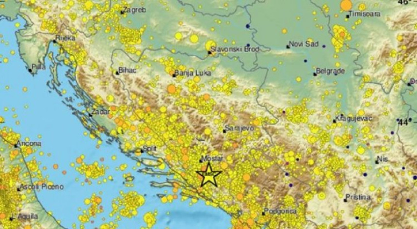 Три најснажнија земљотреса која су погодила Балкан