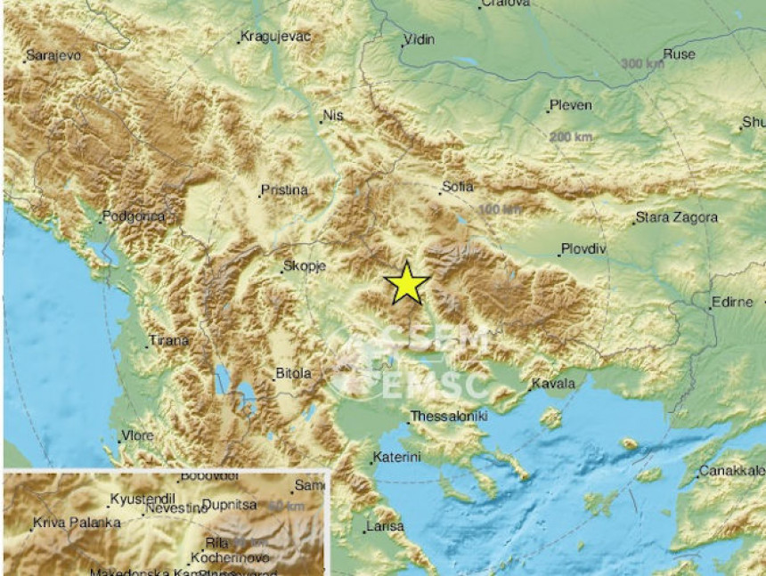 Jak zemljotres pogodio Sjevernu Makedoniju