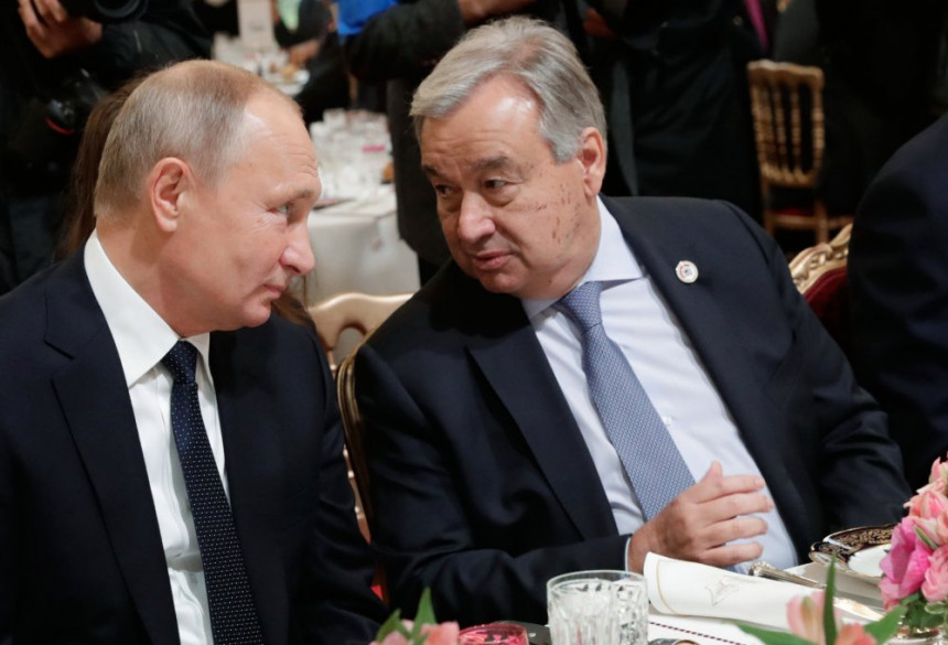 Гутереш се састао са Путином у Москви