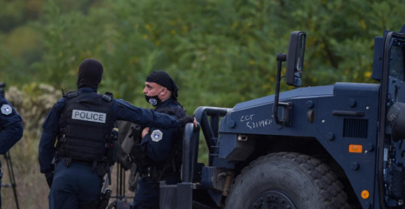Specijalne jedinice kosovske policije na Brnjaku