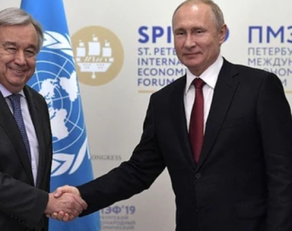 Gutereš danas sa Putinom i Lavrovom u Moskvi