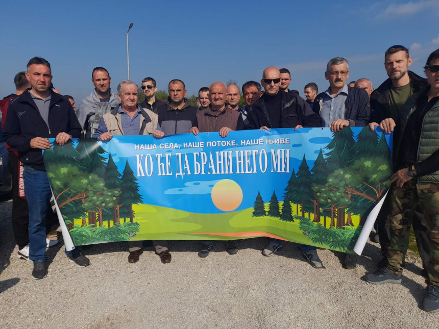 Protest u Boljaniću: "Ko će da brani Ozren ako ne mi"!