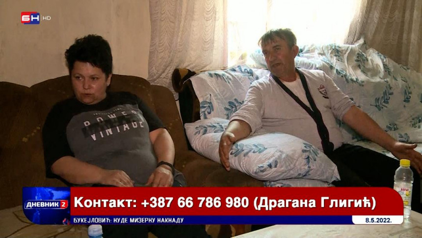 Težak život: Mladenu i Dragani Gligić treba hitna pomoć
