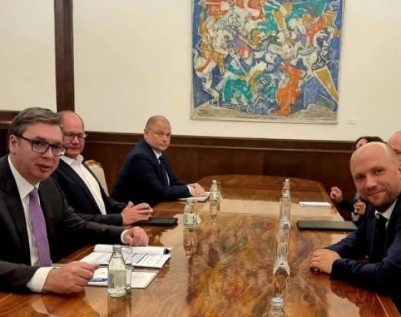Вучић са Сарацином: Србија ће још интензивније слиједити ЕУ пут