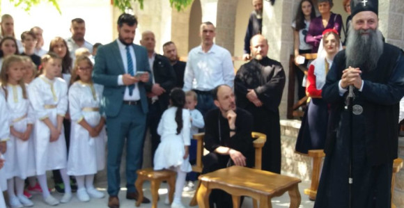Патријарх Порфирије завршио канонску посјету Требињу