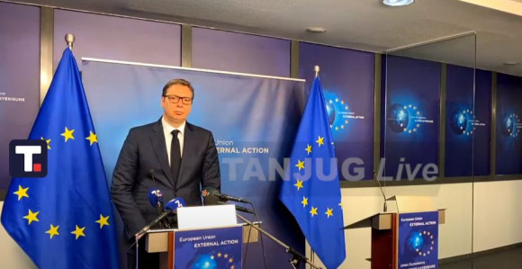 Vučić iz Brisela poručio: Srbija će ozbiljno odgovoriti, štitićemo zemlju