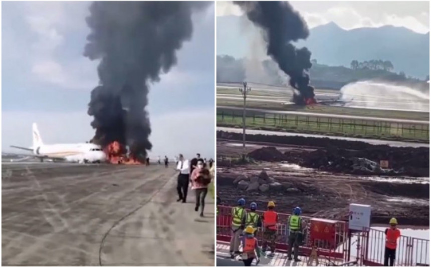 Zapalio se avion, povrijeđeno više pd 40 putnika